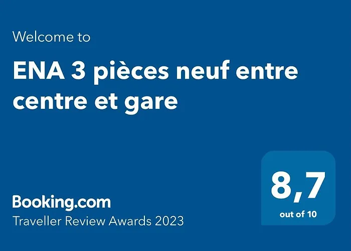 アパート Ena 3 Pieces Neuf Entre Centre Et Gare *